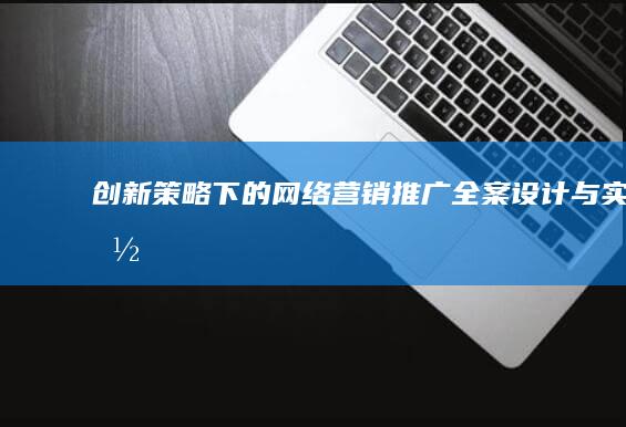 创新策略下的网络营销推广全案设计与实施